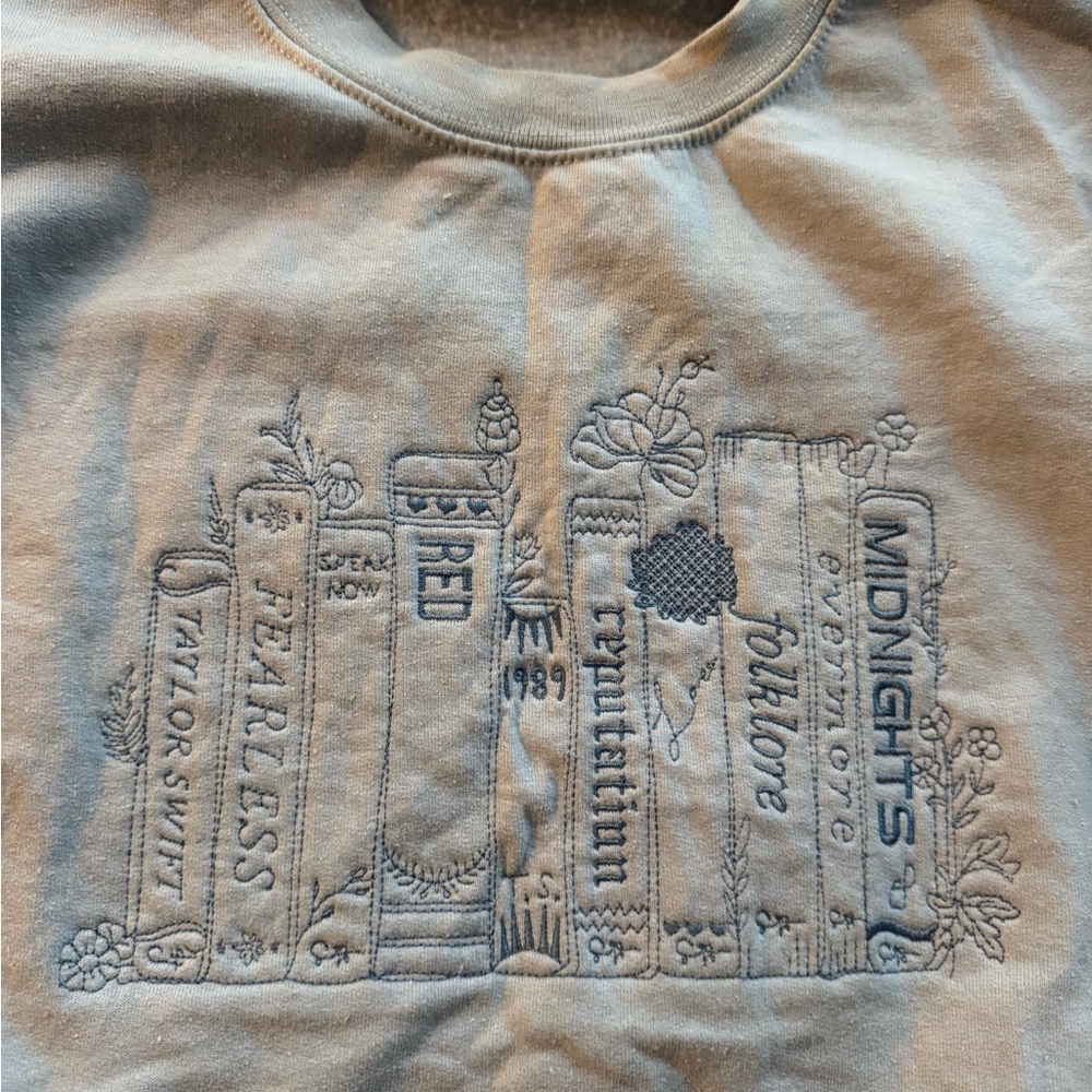 Taylor Swift Light Blue Heavy Blend Sweatshirt